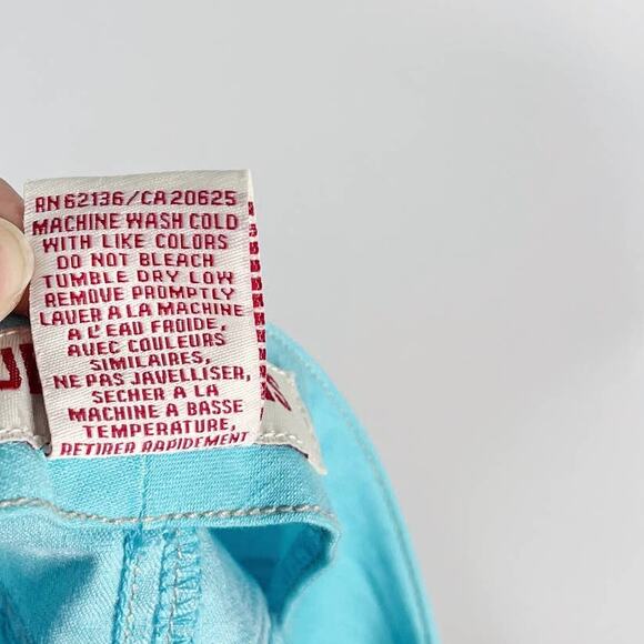 New Guess Jeans Size 27 Spa Blue Y2K Mini Skirt Denim Cotton Stretch 90s Vintage - Picture 8 of 8